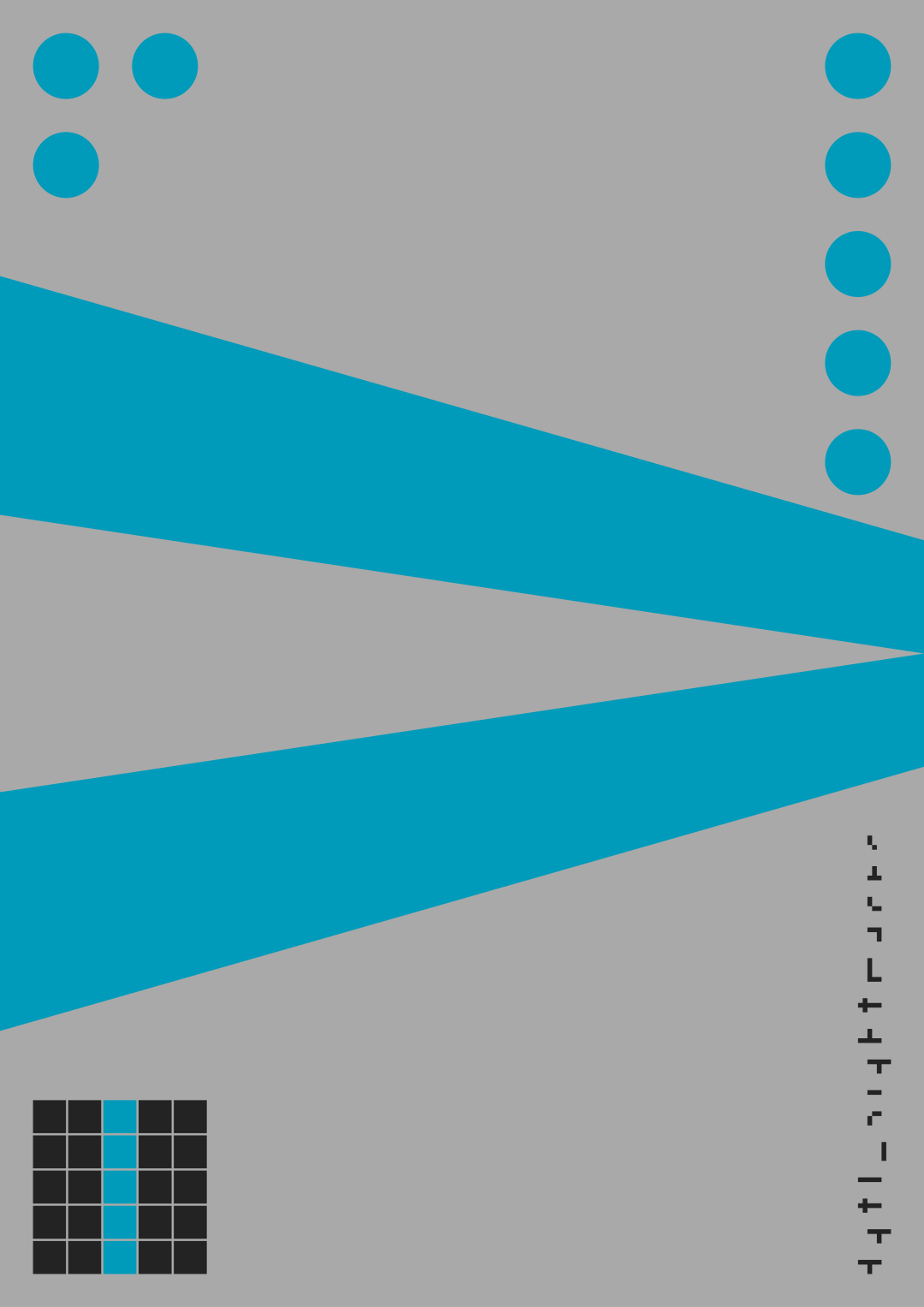 a minimalist y2k futurist poster design
